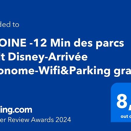 Pivoine -12 Min Des Parcs Walt Disney-Arrivee Autonome-Wifi&Parking Gratuit Montévrain Exterior foto